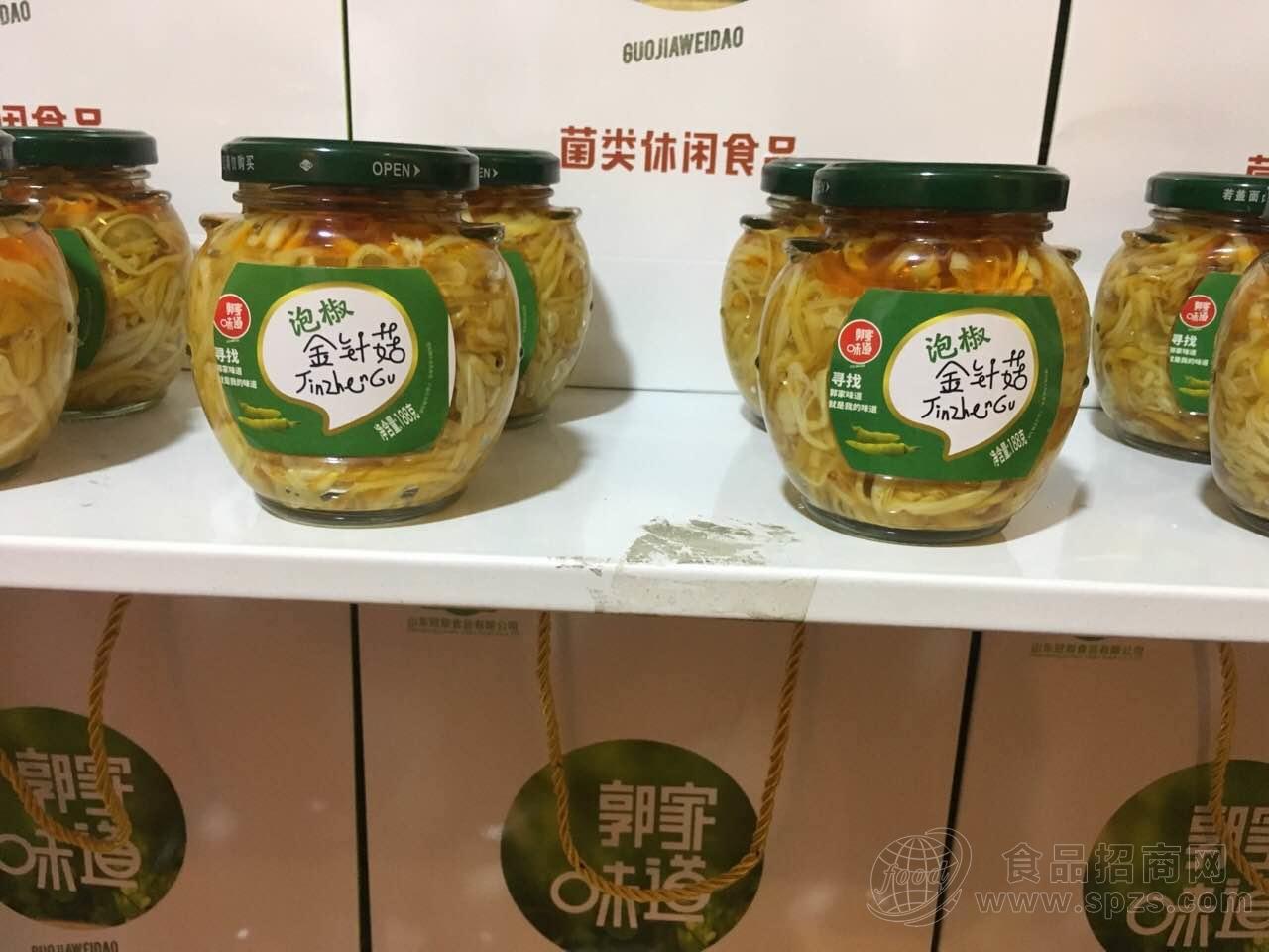 郭家味道泡椒鲍菇188g