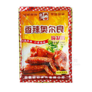 迎妻調(diào)味料 香辣奧爾良腌制料固態(tài)復(fù)合調(diào)味料908g