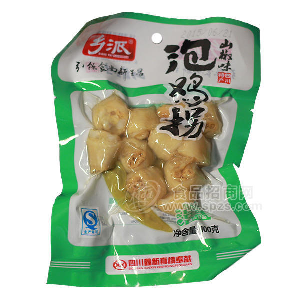 ·乡派鸡拐 泡鸡拐山椒味100g 
