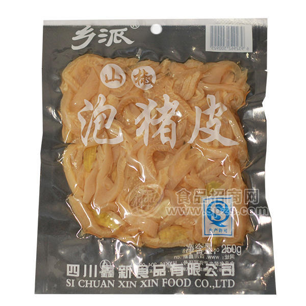 乡派猪皮 泡脚猪皮山椒味250g