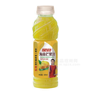 星动 海南芒果汁 500ml