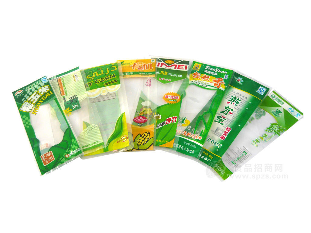 彩印糯（水果）玉米耐高温塑料包装袋