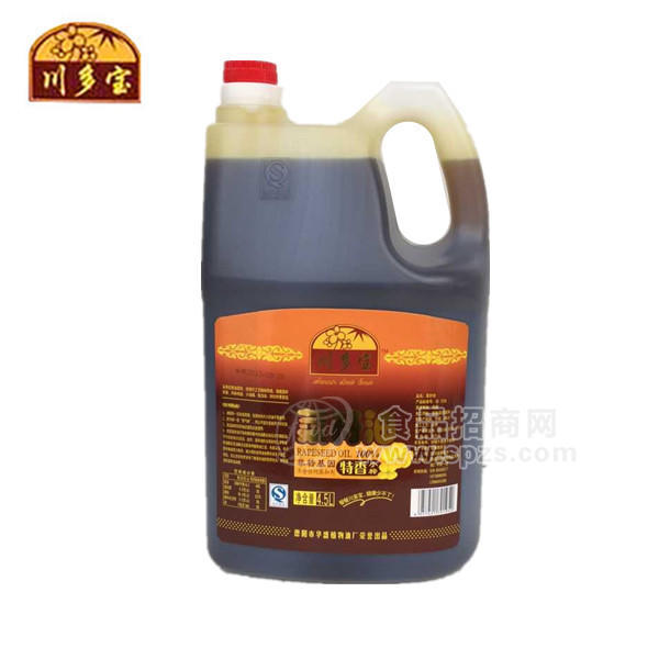 川多寶 特香小榨菜籽油 4.5L