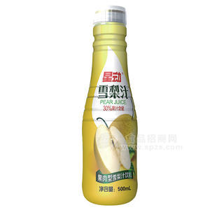 星动  雪梨汁   果肉型雪梨汁饮料 500ml