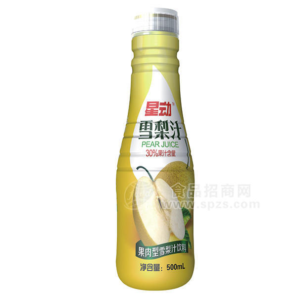 星動(dòng)  雪梨汁   果肉型雪梨汁飲料 500ml