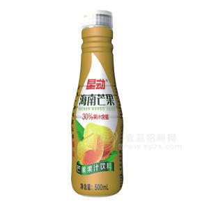 星动  海南芒果  果汁饮料 500ml