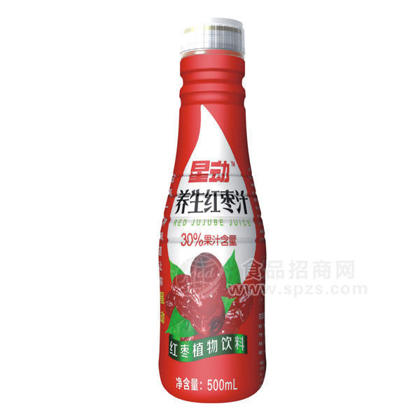 星動 養(yǎng)生紅棗汁  植物飲料 500ml