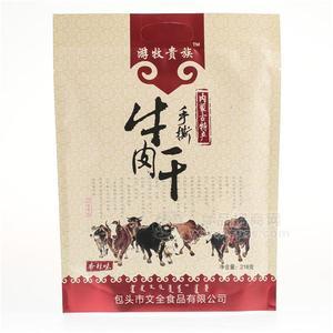 游牧贵族 香辣味手撕牛肉干218克