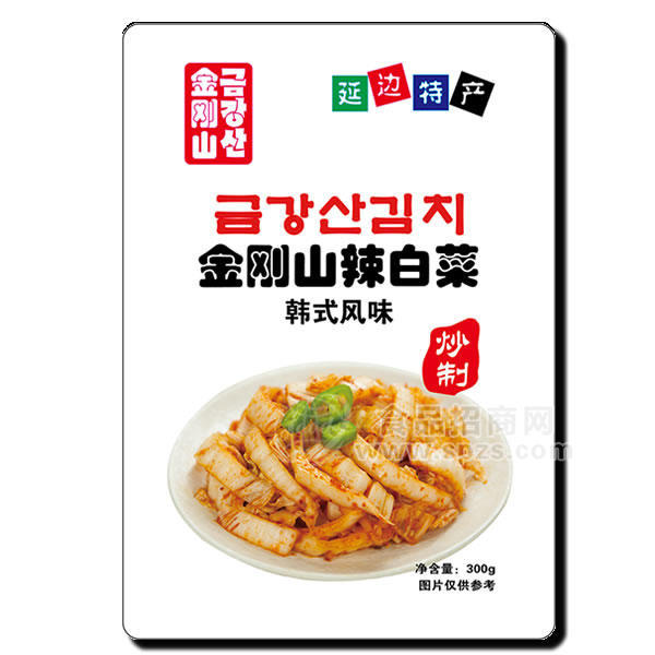 延边特产 金刚山辣白菜韩式风味 炒制 300g