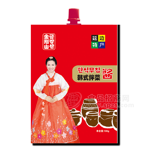 延边特产 金刚山韩式拌菜酱100g 韩式拌酱