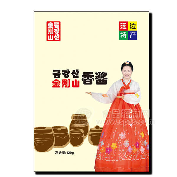 延邊特產(chǎn) 金剛山香醬120g 調(diào)味品