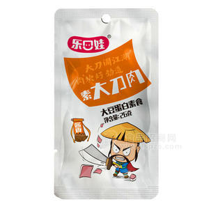 乐口娃 酱香素大刀肉素食26g