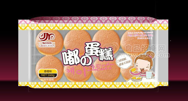 新吉佳园 嘟蛋糕香橙味