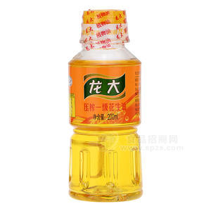 龙大食用油压榨一级花生油200ml