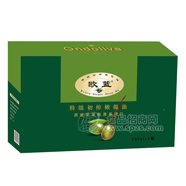 特级初榨橄榄油250mlx4瓶