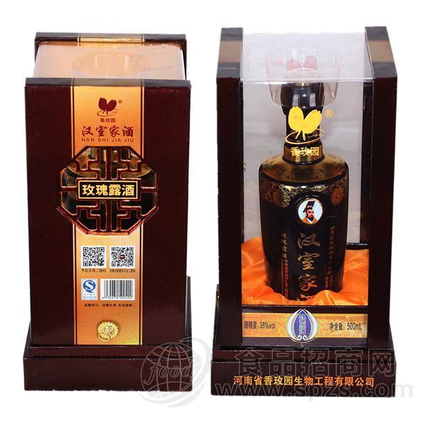 香玫园 玫瑰露酒500ml  果酒