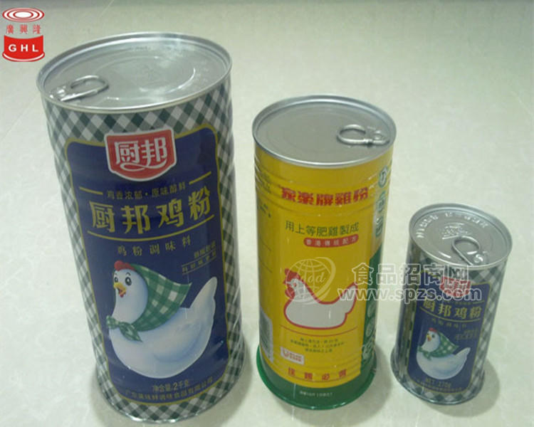 供应1KG鸡粉罐包装马口铁罐