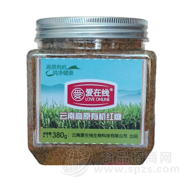 ·爱在线 云南高原有机红糖 380g 