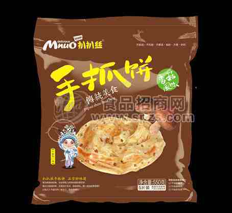 麦诺香菇手抓饼 早餐饼 儿童食品 早餐食品 台湾食品 天然食品