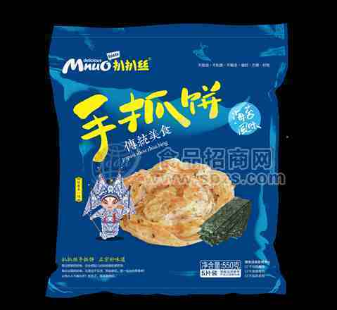 ·麦诺海苔手抓饼 早餐 台湾食品 学生食品儿童食品 