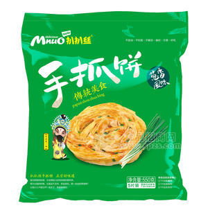 麥諾蔥香餅 手抓餅 早餐餅 速食品 面點 臺灣食品 特色食品 550g