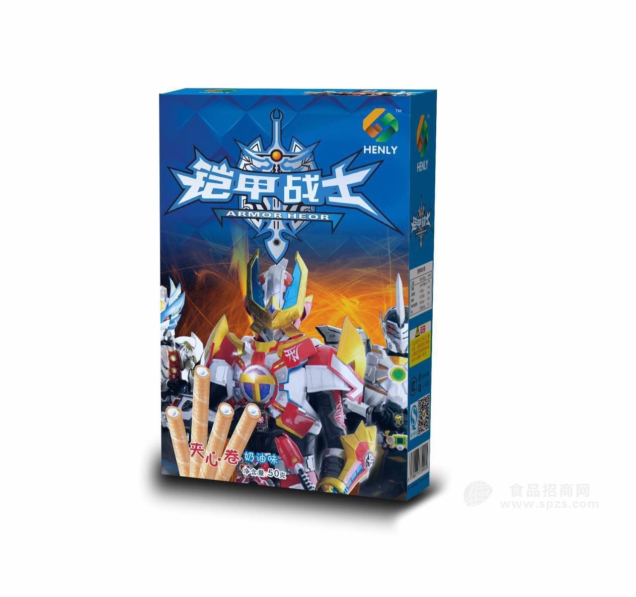 鎧甲戰(zhàn)士夾心卷奶油味糕點