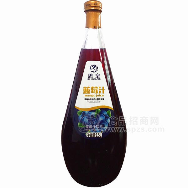 思皇藍莓汁飲料1.5L