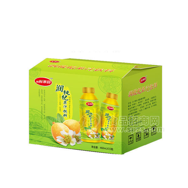 ·闽鲜果园润枇杷果汁饮料 460mlx15瓶 