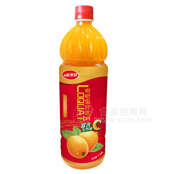 ·闽鲜果园枇杷汁 果汁饮料 1.25L 