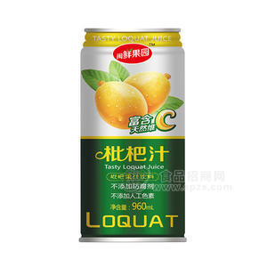 闽鲜果园 枇杷汁 果汁饮料 960ml