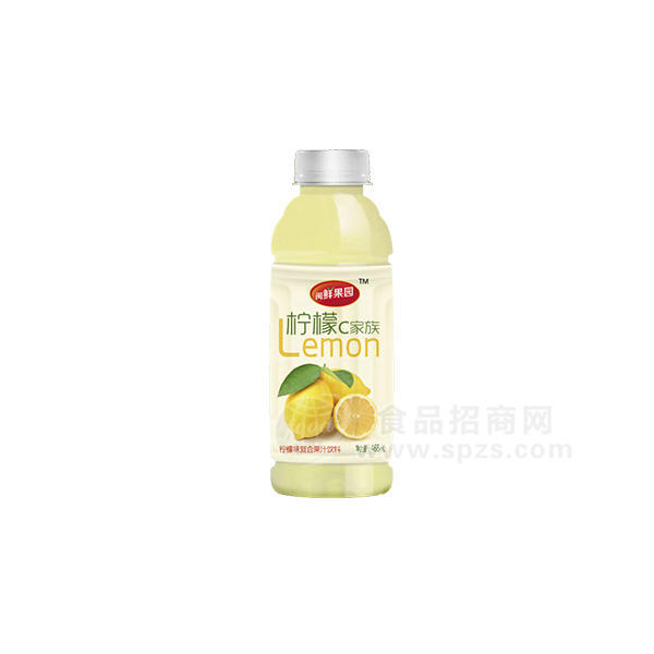 闽鲜果园柠檬C家族 柠檬味复合果汁饮料 468ml