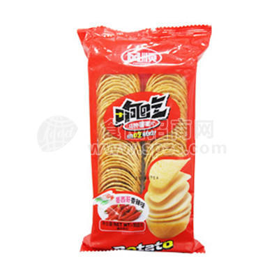 響吃 馬鈴薯薯片 墨西哥香辣味 膨化食品 168g