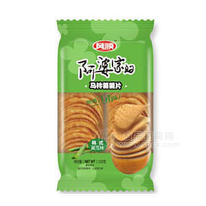 阿婆家的 馬鈴薯薯片 韓式黃瓜味 膨化食品 110g