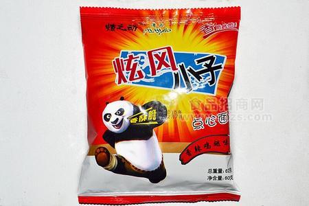 炫之动旋风小子点心面香辣鸡翅味62g