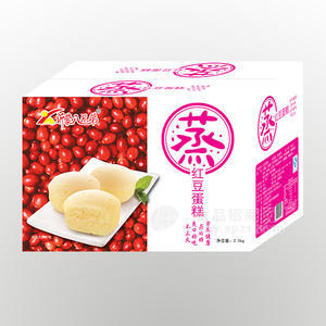 沂蒙八兄弟 蒸蛋糕红豆味糕点礼盒
