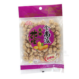 武遂食尚派焦糖花生130g休閑食品