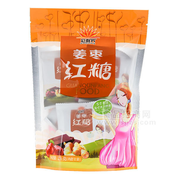 冠群芳 姜棗紅糖216g