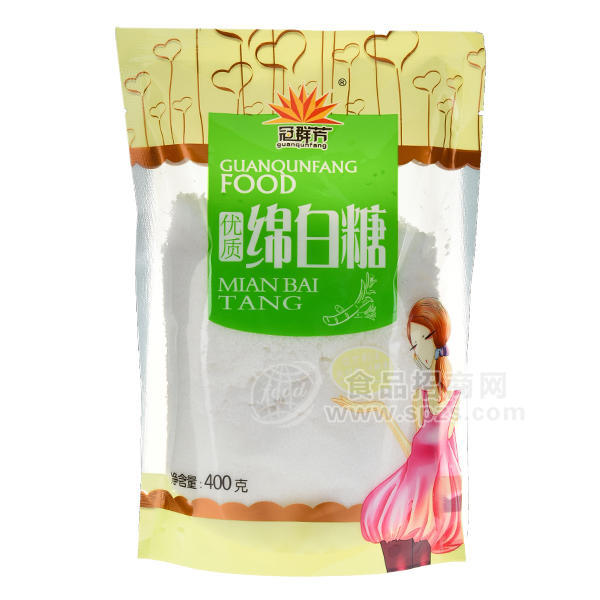冠群芳 优质绵白糖400g 