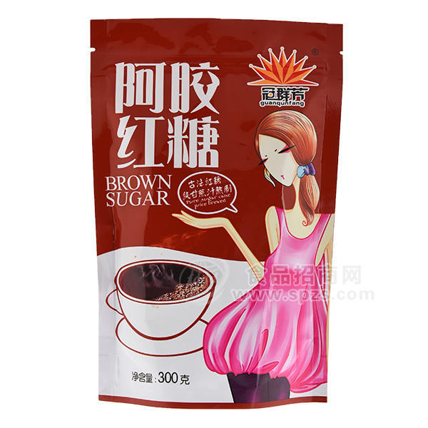 冠群芳 阿胶红糖300g 