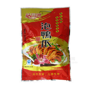 桔園洲 永定特產(chǎn)泡鴨爪 土樓風(fēng)味 380g 肉干肉脯  休閑食品