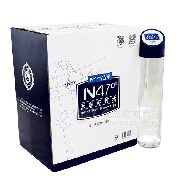 N47度 天然苏打水500mlx24瓶