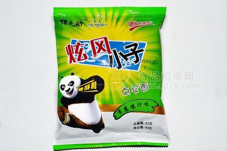 炫之动旋风小子点心面香葱鸡汁味62g