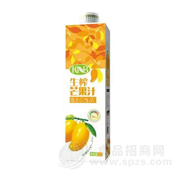 生榨芒果汁 果汁饮料 1.5L