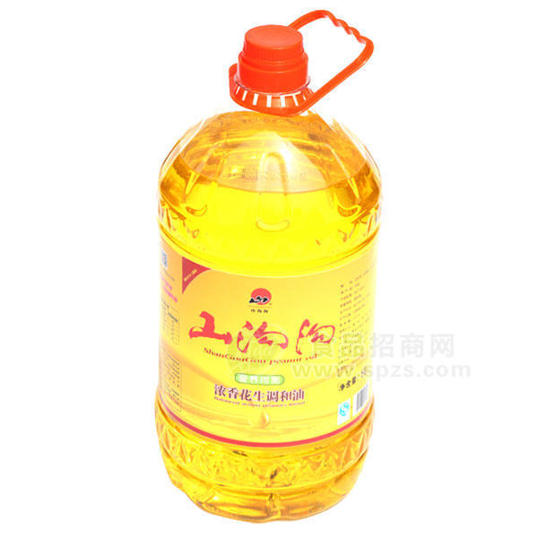 山溝溝 花生油調(diào)和油 5L