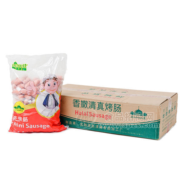 ·牛牛乐香嫩清真亲亲烤肠 香肠 