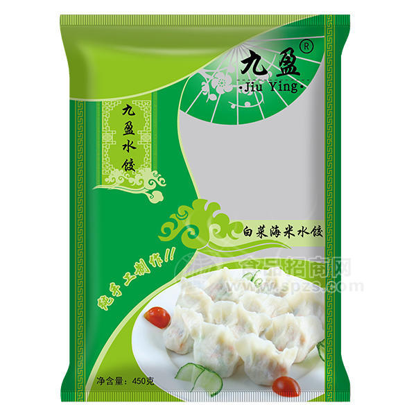 九盈水饺 白菜海米水饺450g