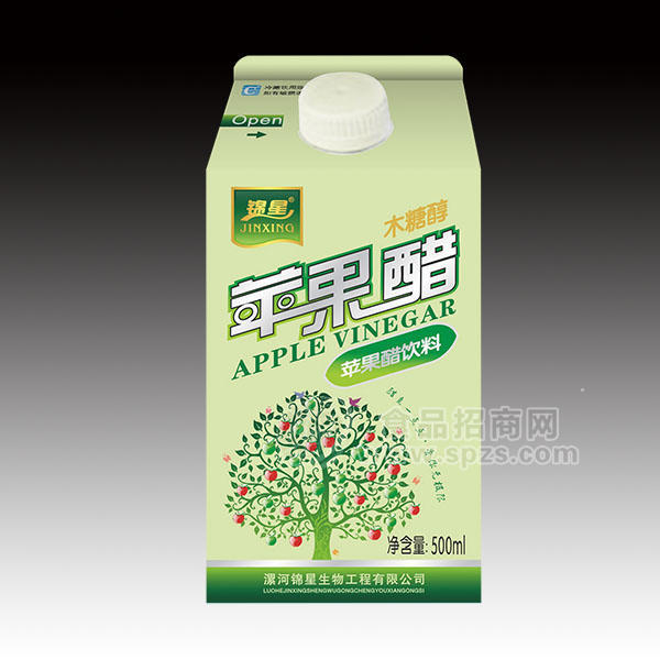 錦星 蘋果醋飲料500ml