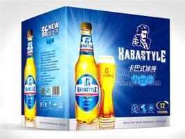 酒类 啤酒 卡巴式冰纯礼盒蓝
