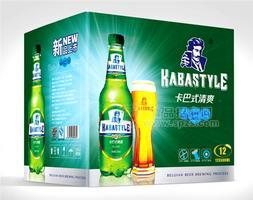 酒类 啤酒 卡巴式冰纯礼盒绿
