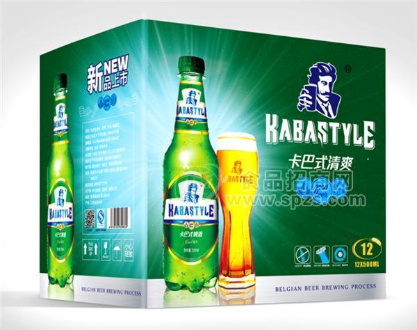 酒类 啤酒 卡巴式冰纯礼盒绿